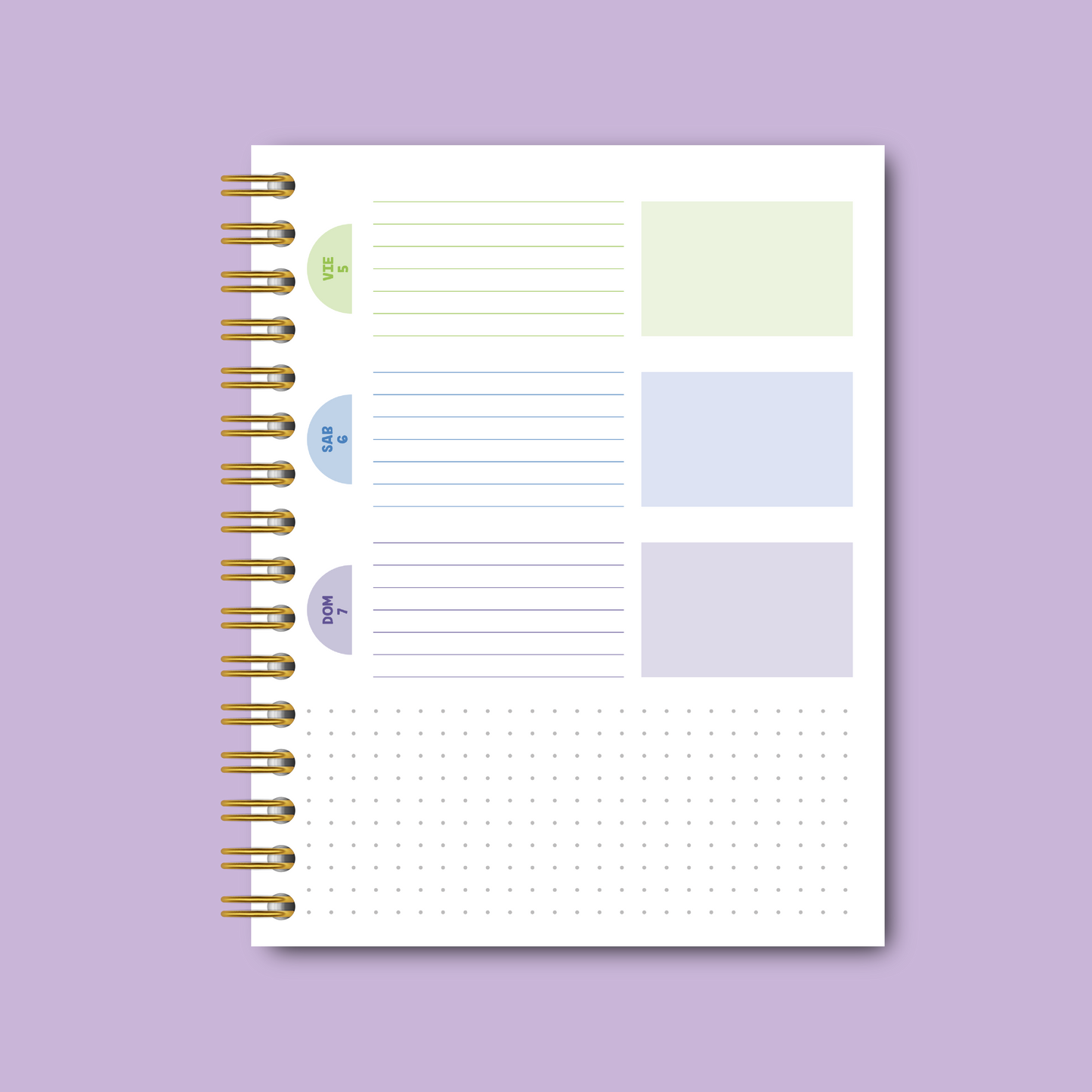 COLOR RAINBOW TEACHER´S PLANNER 2025-2026