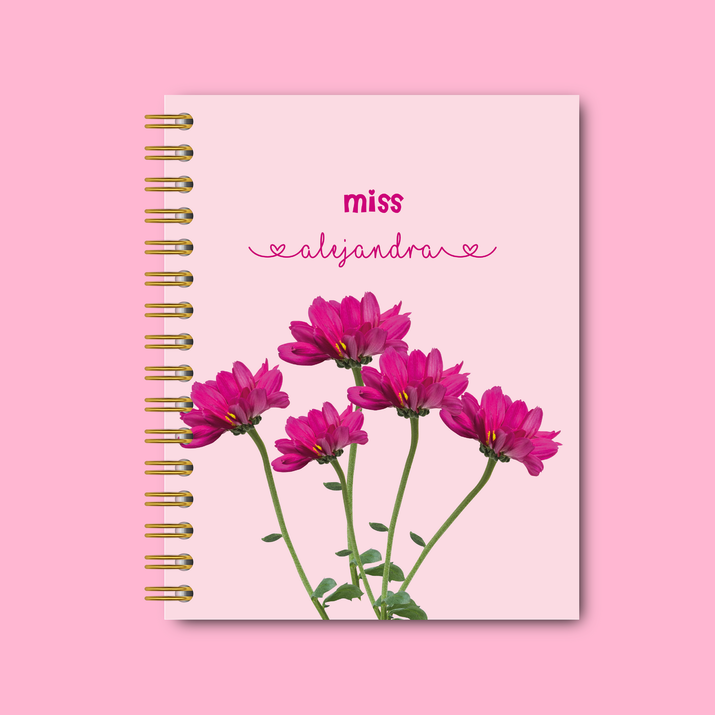 PINK FLOWERS TEACHER´S PLANNER 2025-2026