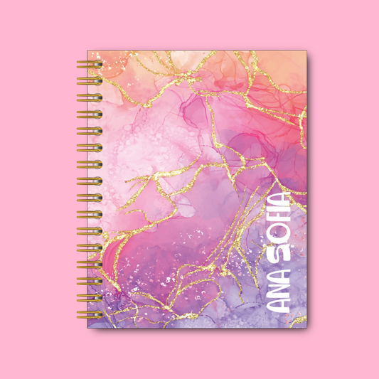 PINK MARBLE TEACHER´S PLANNER 2025-2026
